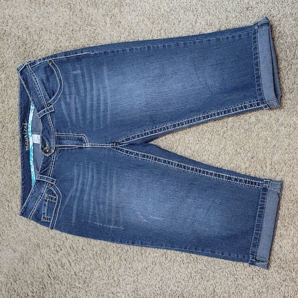 ladies sz 14 cropped jeans 👖 EUC, Inseam 17
